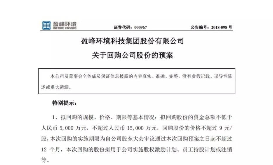 金年会环境宣布回购部分公司社会公众股份